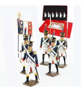 Voltigeurs de la garde (1812), coffret de 5 figurines