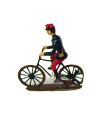 soldat d'infanterie de ligne à bicyclette
