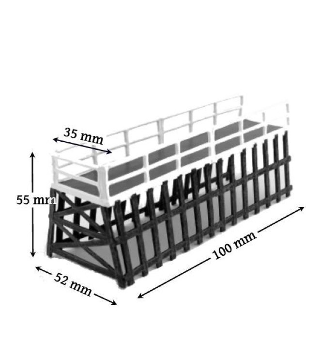 Jetée (du diorama ''la plage de Deauville'')