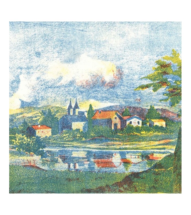 Campagne (village) (l. 59 x h. 14,5 cm)