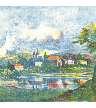 Campagne (village) (l. 59 x h. 14,5 cm)