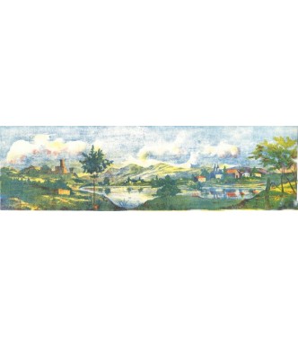 Campagne (village) (l. 59 x h. 14,5 cm)