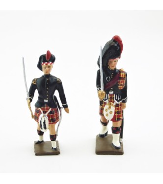officier du 48e rgt de Highlanders ''Gordon'' (H. 6,5 CM)