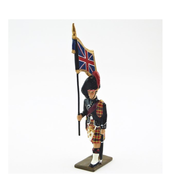 drapeau du 48e rgt de Highlanders ''Gordon'' (H. 6,5 CM)