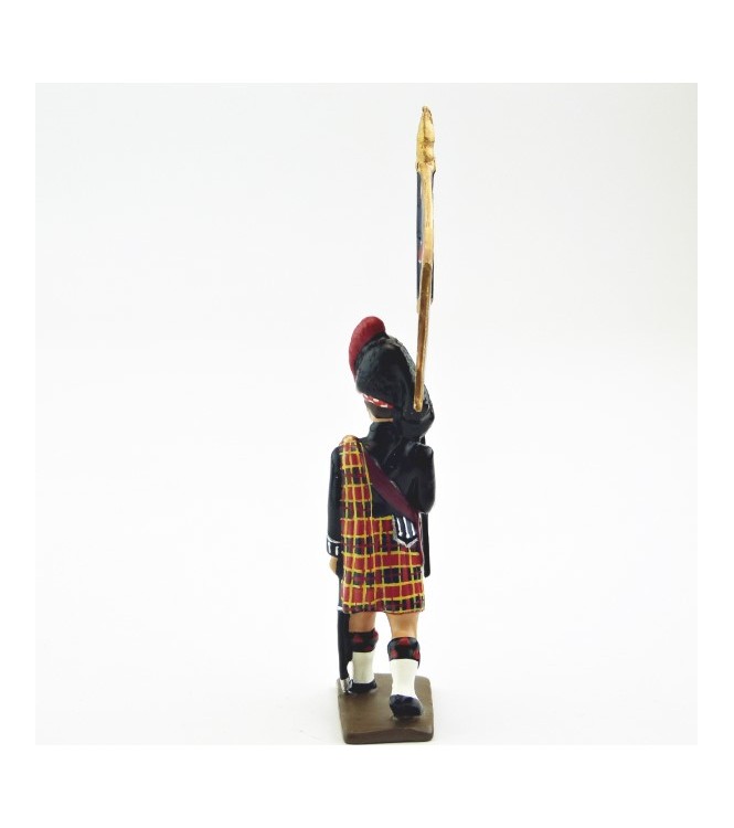 drapeau du 48e rgt de Highlanders ''Gordon'' (H. 6,5 CM)