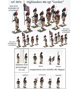 fantassin du 48e rgt de Highlanders ''Gordon'' (H. 6,5 CM)