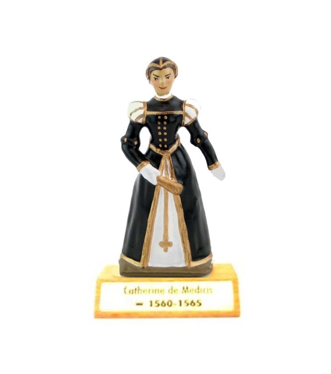 Catherine de Médicis sur socle bois