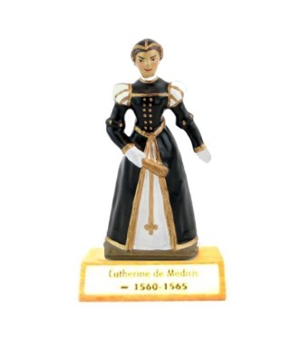 Catherine de Médicis sur socle bois