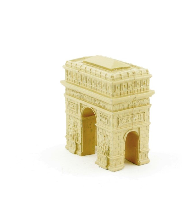 petit Arc de triomphe en volume (h. 5 cm x l. 4,5 cm x p. 2,5 cm)