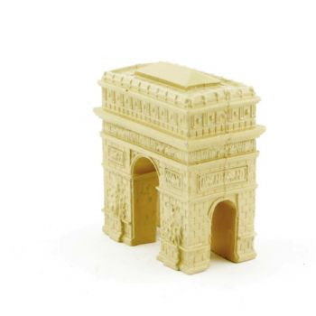 petit Arc de triomphe en volume (h. 5 cm x l. 4,5 cm x p. 2,5 cm)