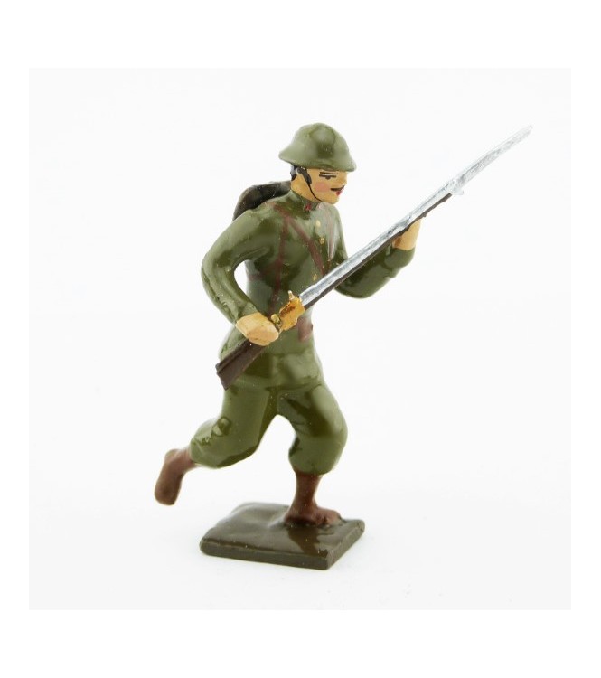 fantassin de l'infanterie coloniale française, tenue kaki (1916)