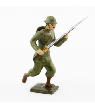 fantassin de l'infanterie coloniale française, tenue kaki (1916)