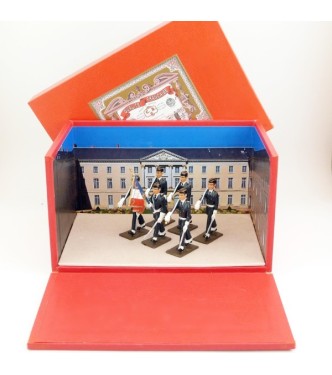 coffret diorama « la garde au drapeau du Prytanée Militaire de la Flèche »