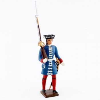 grenadier de la garde française louis xiv avec fusil