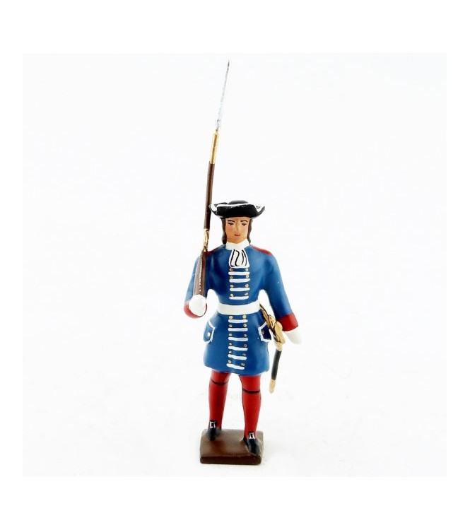 grenadier de la garde française louis xiv avec fusil