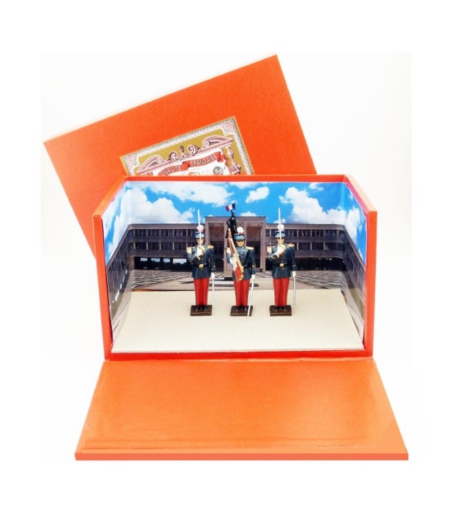 coffret diorama « la garde au Drapeau de Saint-Cyr » (3 p., MHKits)