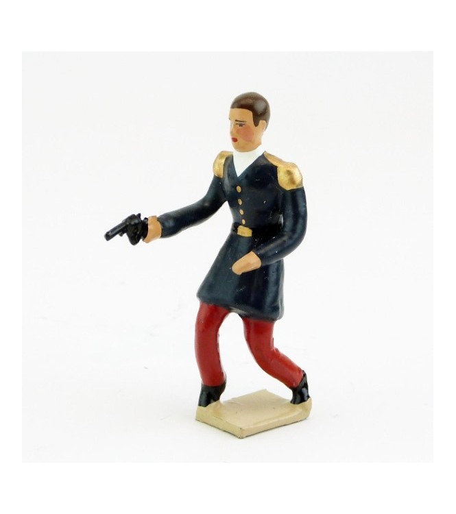 Officier (capitaine Danjou) blessé avec revolver