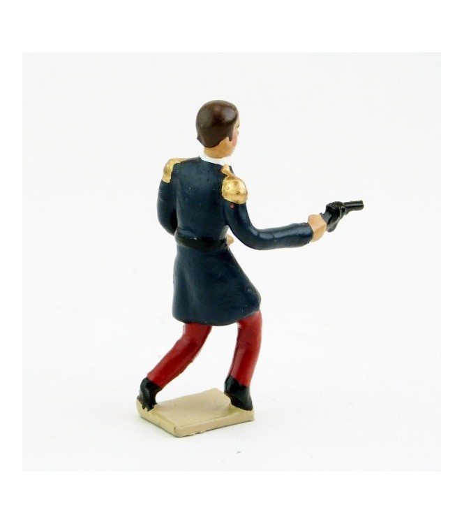 Officier (capitaine Danjou) blessé avec revolver