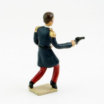 Officier (capitaine Danjou) blessé avec revolver