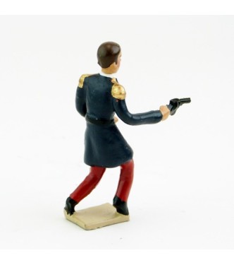 Officier (capitaine Danjou) blessé avec revolver