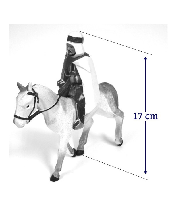 Spahi à Cheval (grande taille, h. 17 cm)