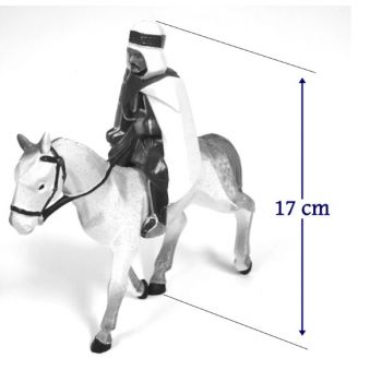 Spahi à Cheval (grande taille, h. 17 cm)