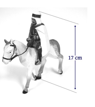 Spahi à Cheval (grande taille, h. 17 cm)