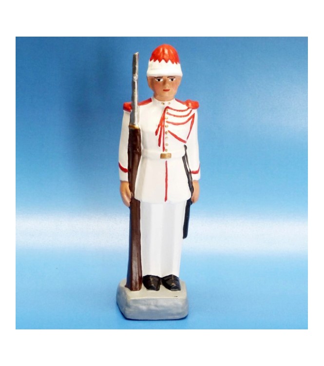 carabinier de Monaco, tenue blanche (grande taille, h. 14 cm)