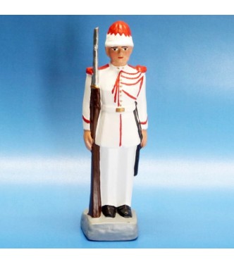 carabinier de Monaco, tenue blanche (grande taille, h. 14 cm)
