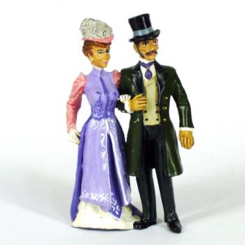 couple homme et femme Belle Epoque