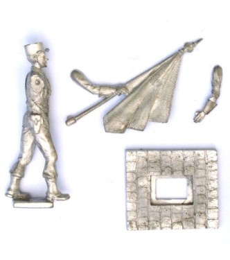 figurine brute, à monter et à peindre : porte-Drapeau - Légion Etrangère (MHKits