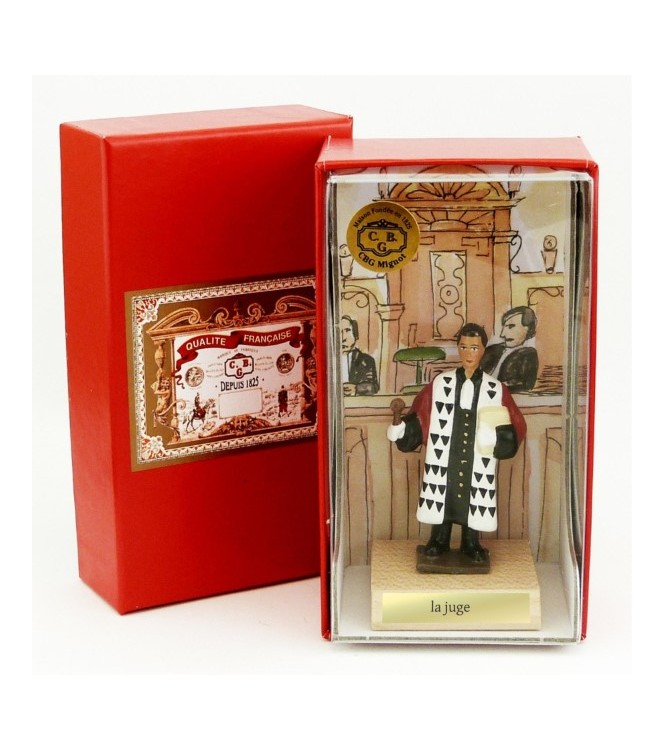 Juge (femme) en coffret de présentation