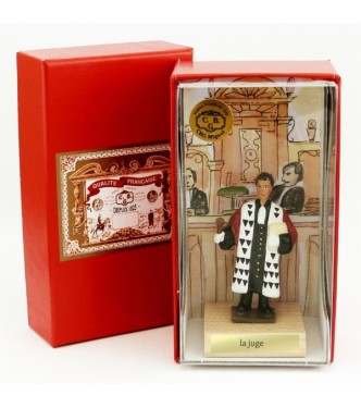Juge (femme) en coffret de présentation