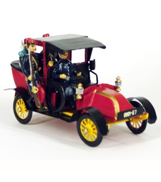 Taxi de la Marne rouge (Musée de l'Armée), 4 personnages, en coffret
