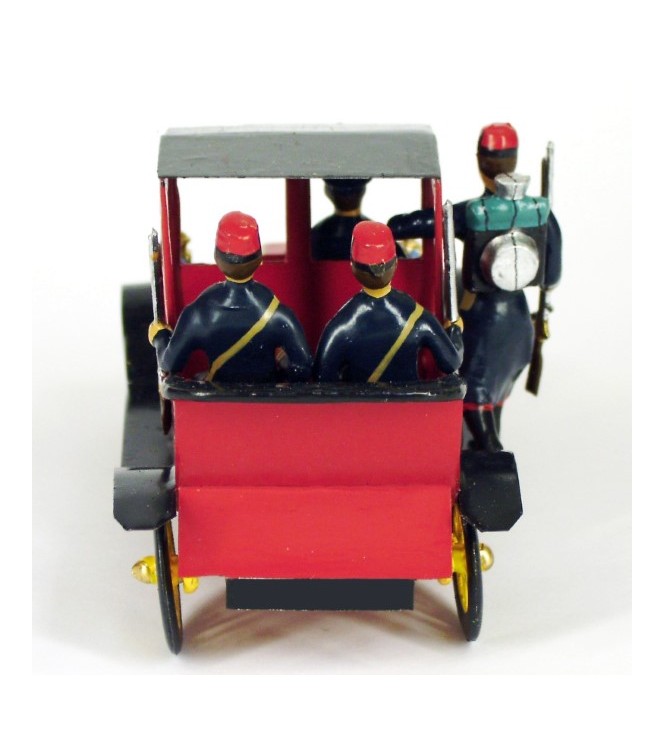 Taxi de la Marne rouge (Musée de l'Armée), 4 personnages, en coffret
