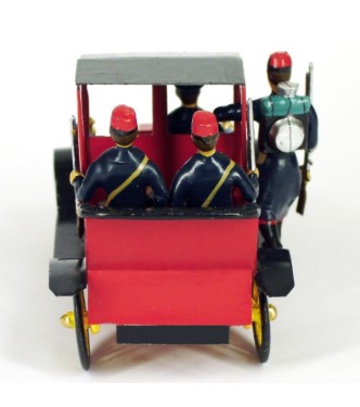 Taxi de la Marne rouge (Musée de l'Armée), 4 personnages, en coffret