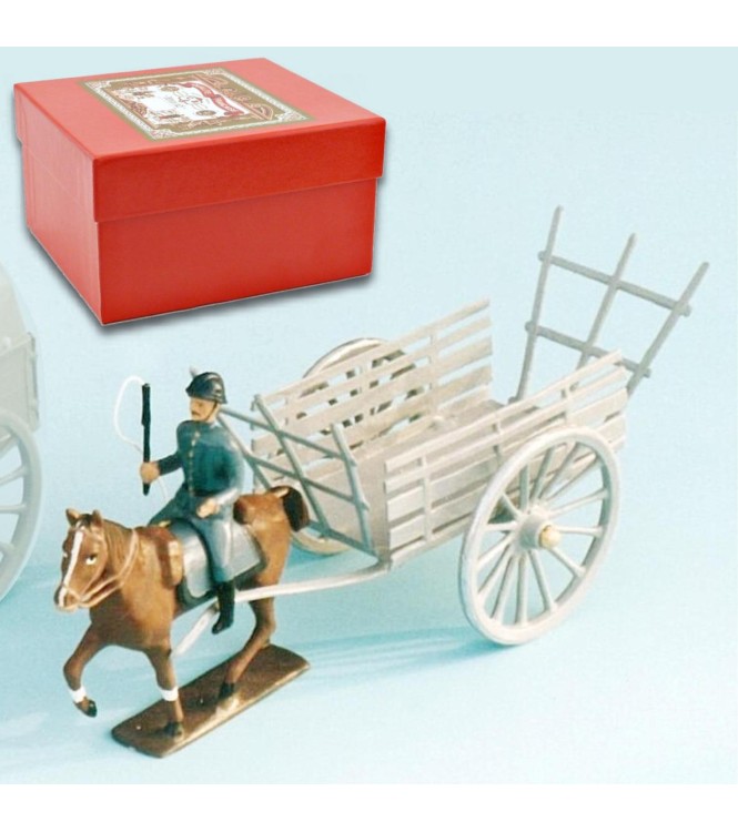 Fourragère Hippomobile, 1 Essieu (1 Cheval, 1 Personnage)