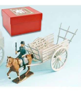 Fourragère Hippomobile, 1 Essieu (1 Cheval, 1 Personnage)