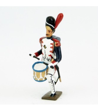 tambour des grenadiers de la garde à l'assaut