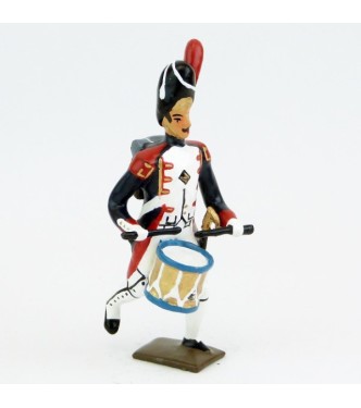 tambour des grenadiers de la garde à l'assaut