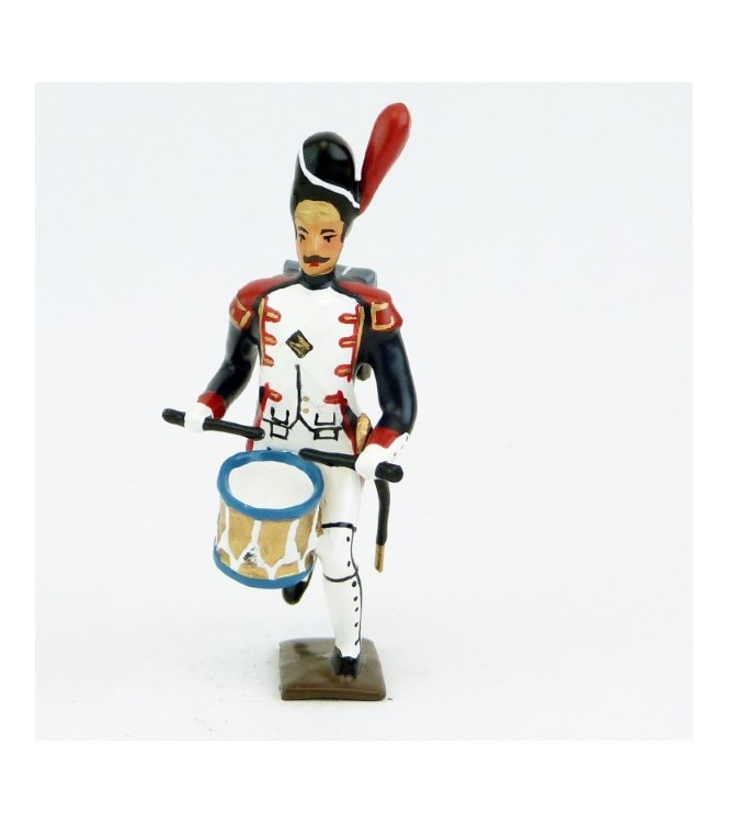 tambour des grenadiers de la garde à l'assaut