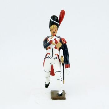 clairon des grenadiers de la garde à l'assaut