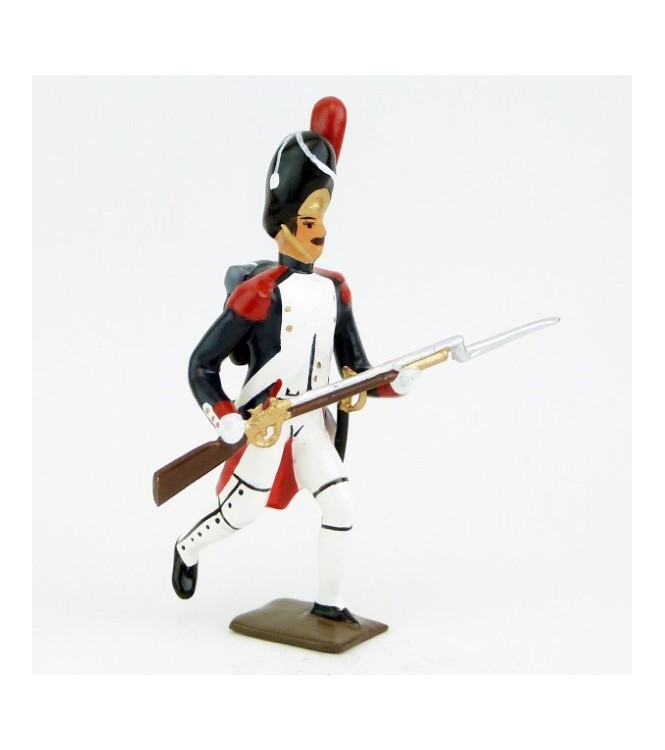 fantassin des grenadiers de la garde à l'assaut