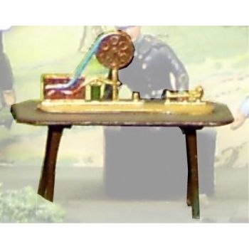 table avec télégraphe