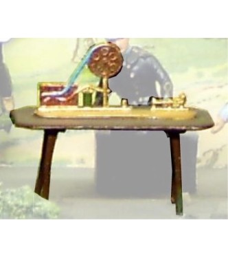 table avec télégraphe