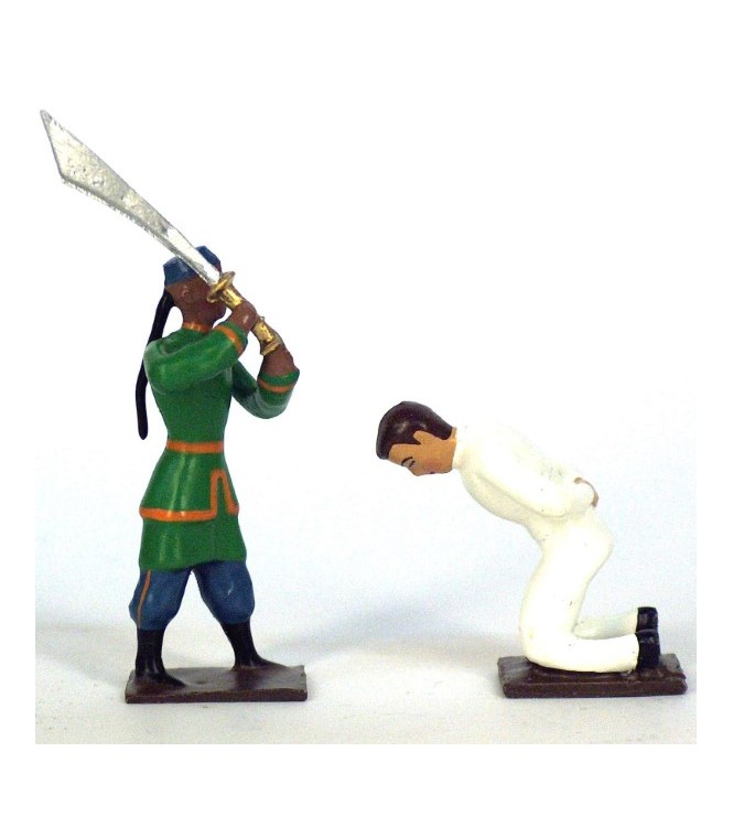 Boxer décapitant un Européen (2 fig.)