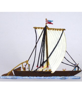 Gabare (ou gabarre) demi-ronde bosse