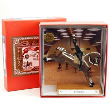 Grand cavalier du Cadre Noir « Croupade » en coffret de luxe