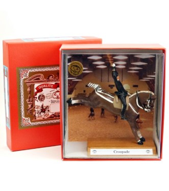 Grand cavalier du Cadre Noir « Croupade » en coffret de luxe