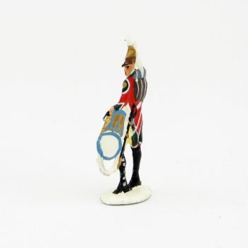 tambour du 1er régiment de dragons (plat d'étain)
